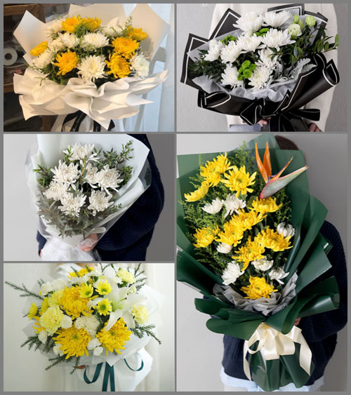 广东韶关市新丰县遥田镇白事花束代送